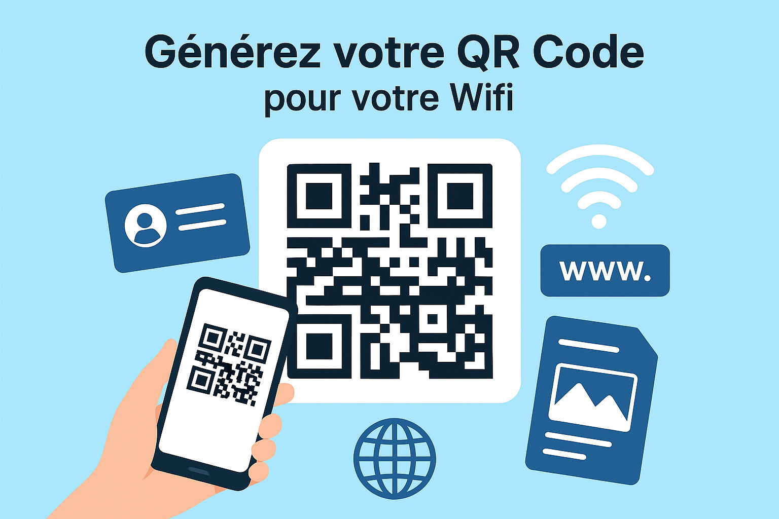 Générez votre QR code pour votre Wifi