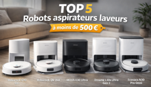 TOP 5 des robots aspirateurs laveurs à moins de 500 €