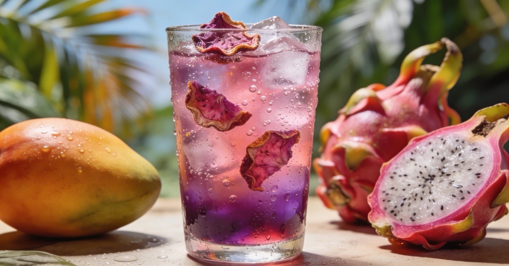 Starbucks Mango Dragonfruit refresher Maison