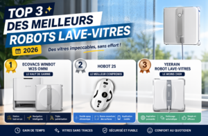 TOP 3 robots lave-vitres 2026